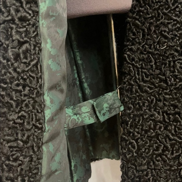 Real Persian Lamb Fur coat with Mink fur collar - Picture 10 of 11